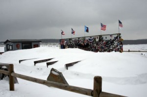 Memorial in snow copy