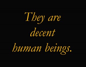 Decent human Beings