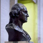 Bust of George Washington in the U.S. Capitol.